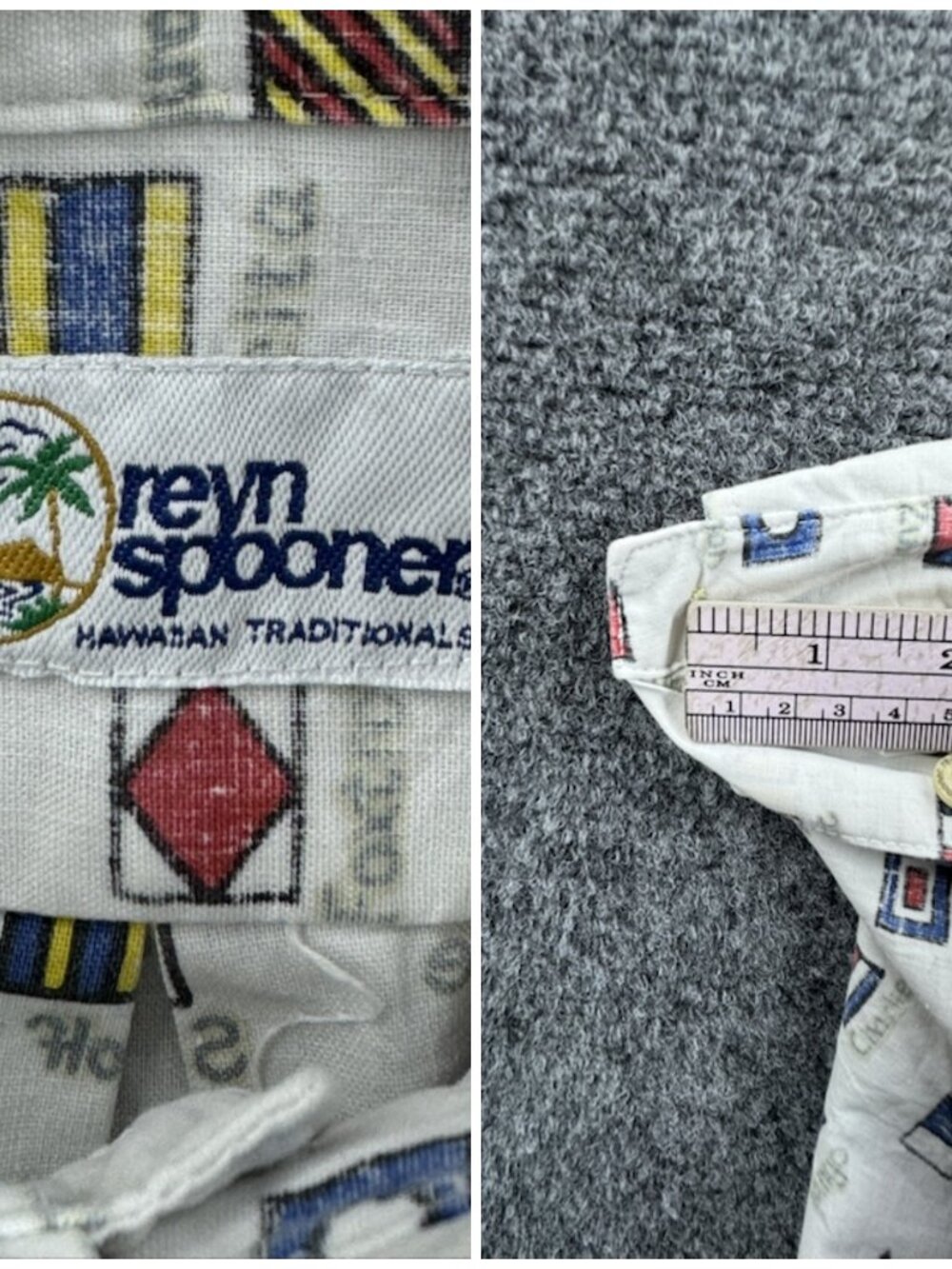 Reyn Spooner Nautical Flags Countries Pullover 2XL Button-Down Short Sleeve Men - Picture 14 of 16